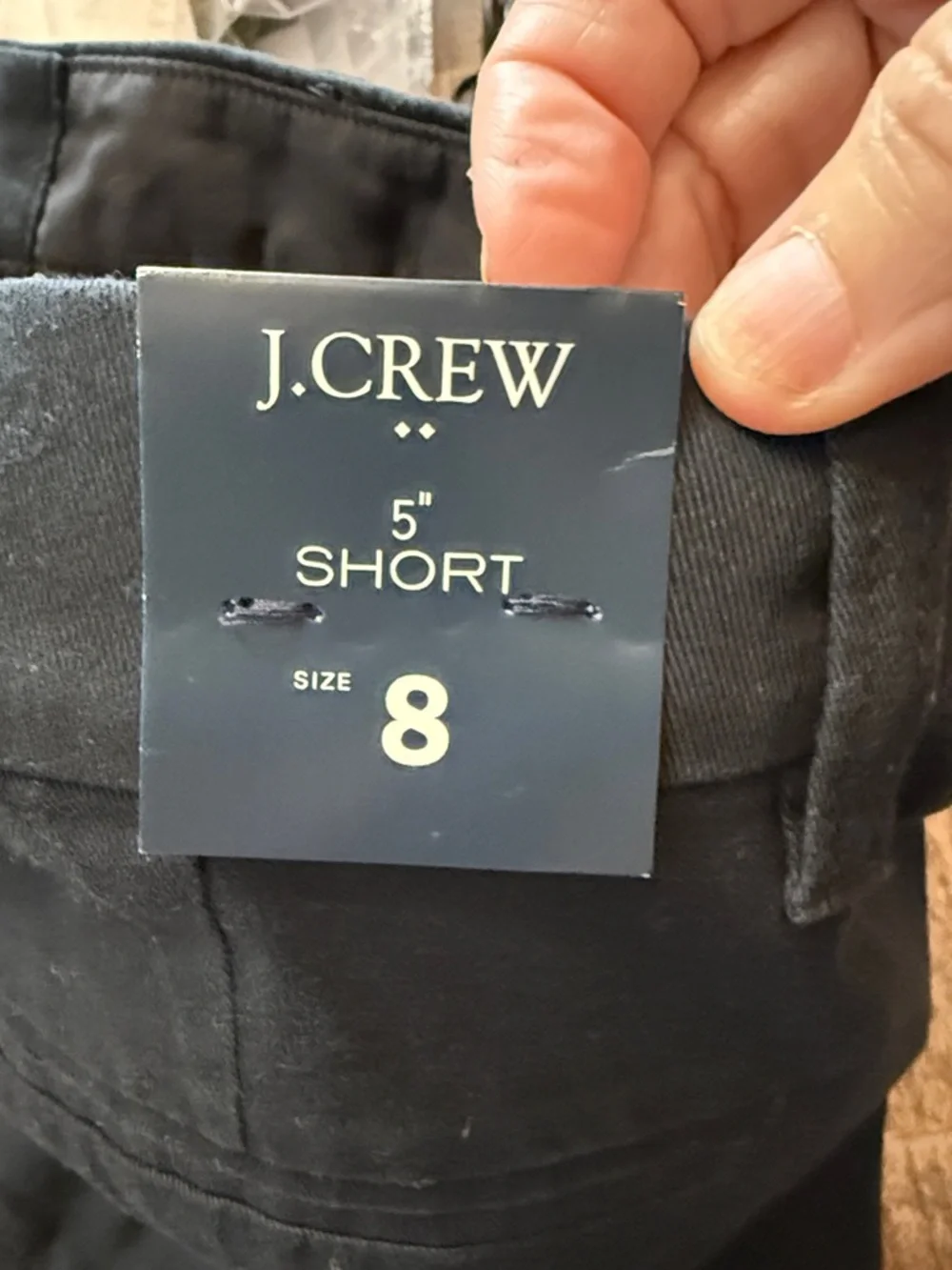 J CREW Classic Preppy Minimalist Black 100% Cotton 5